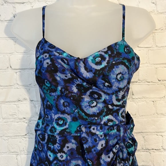 LCLauren Conrad faux wrap dress with ruche and bow - Picture 2 of 9